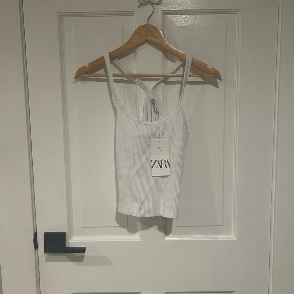 Zara White tank